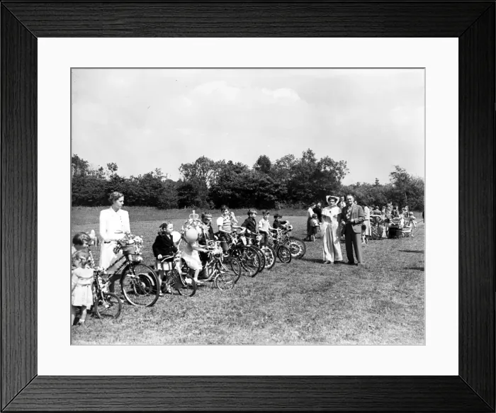 Framed Print : Graffham Coronation Celebrations Framed Print : Graffham Coronation Celebrations