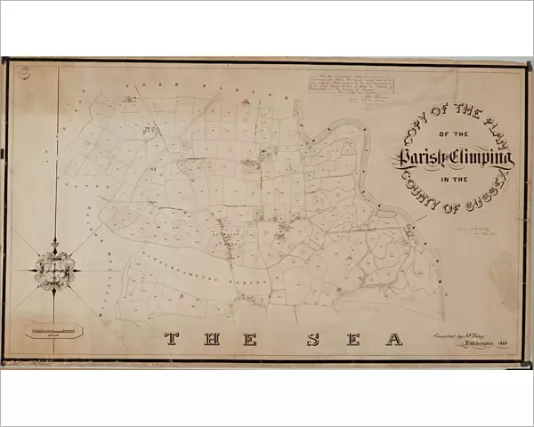 Climping Tithe Map, 1843
