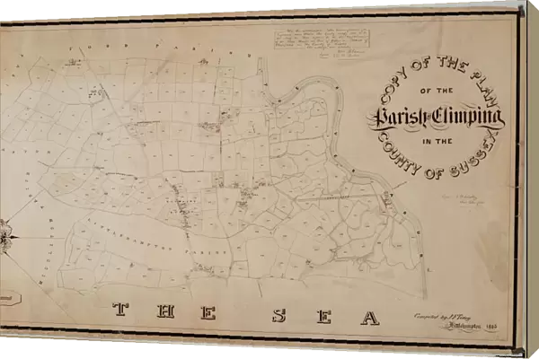 Climping Tithe Map, 1843
