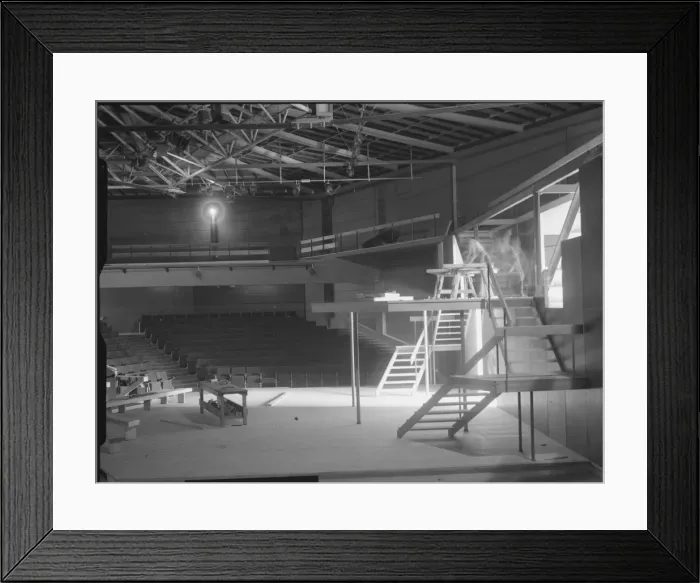 Framed Print : Chichester Festival Theatre during construction Framed Print : Chichester Festival Theatre during construction
