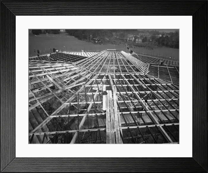Framed Print : Chichester Festival Theatre Roof Construction Framed Print : Chichester Festival Theatre Roof Construction