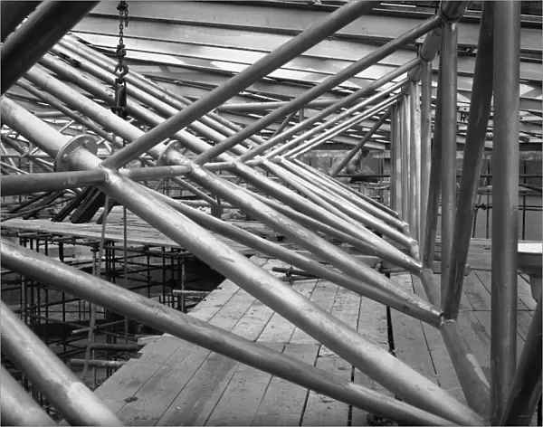 Construction of Chichester Festival Theatre Roof