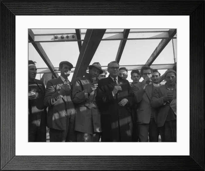 Framed Print : Chichester Festival Theatre Roof Topping Ceremony Framed Print : Chichester Festival Theatre Roof Topping Ceremony