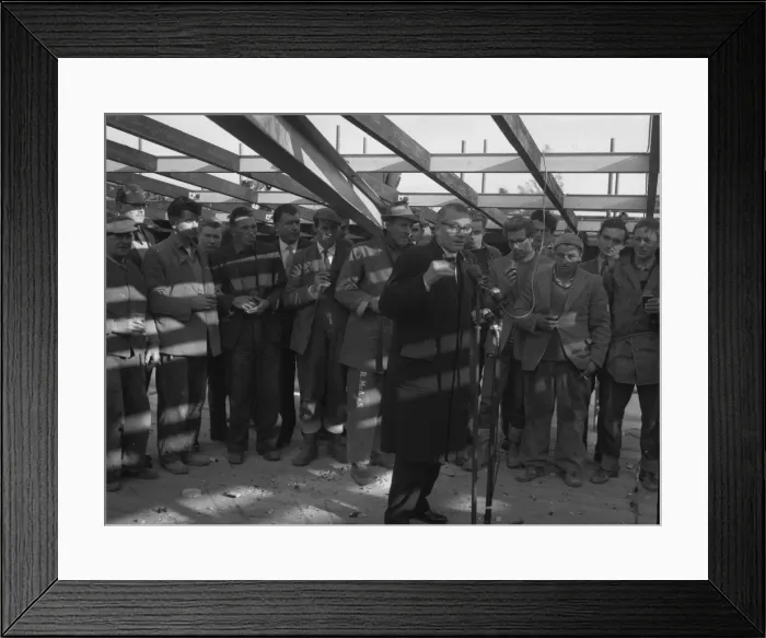 Framed Print : The Construction of Chichester Festival Theatre Framed Print : The Construction of Chichester Festival Theatre