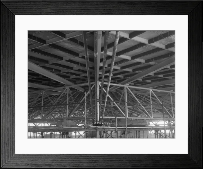 Framed Print : The Construction of Chichester Festival Theatre Framed Print : The Construction of Chichester Festival Theatre