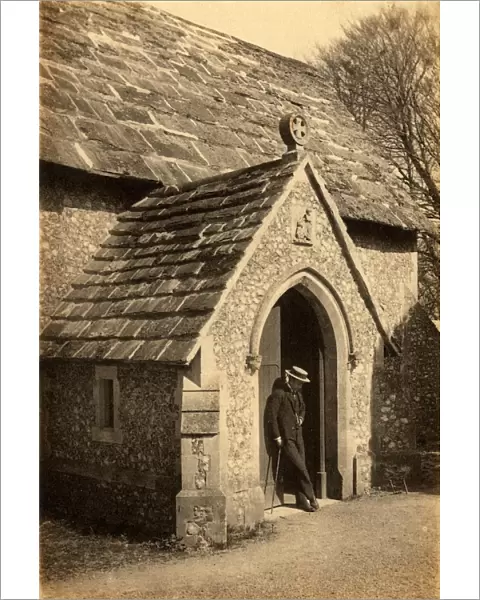 The south porch of the church at Beeding, 23 March 1893