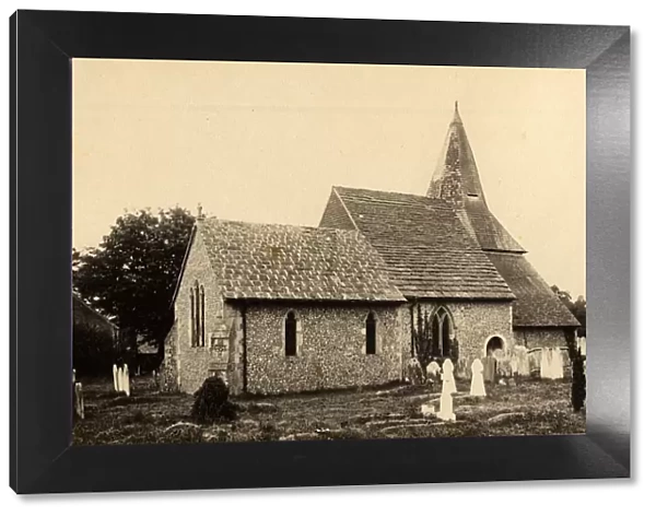 Side view of the St James Church in Ashurst, 1 May 1893
