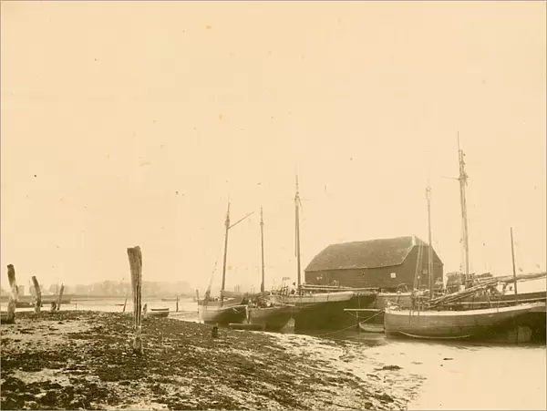 Bosham: Boats and Shore, 6 June 1892