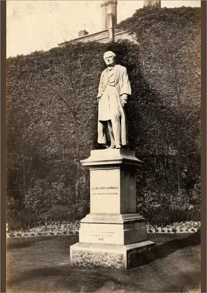 The statue of Sir John Cordy Burrows, 8 April 1893