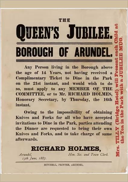 Queen Victoria Jubilee Celebrations poster #1. 1887