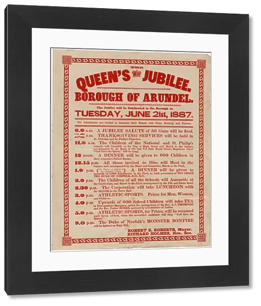 Queen Victoria Jubilee Celebrations poster #2. 1887