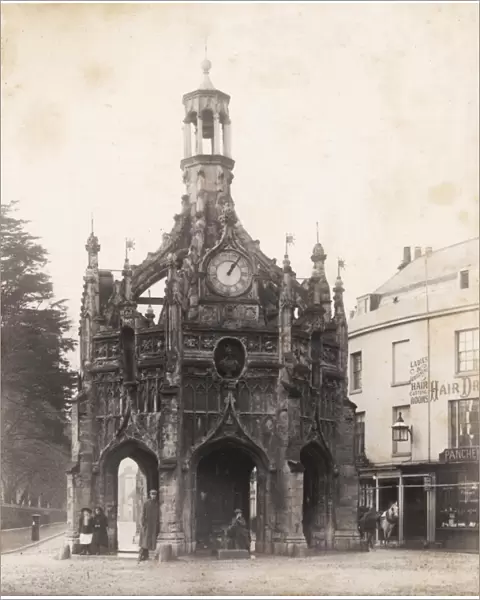 Chichester: the Market Cross from East Street, 1903