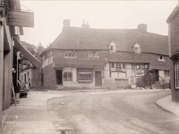 Midhurst: cottages on Knockhundred Row, 1902