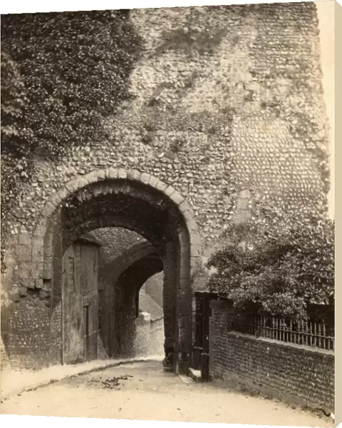 The Castle gate at Lewes, 22 June 1889