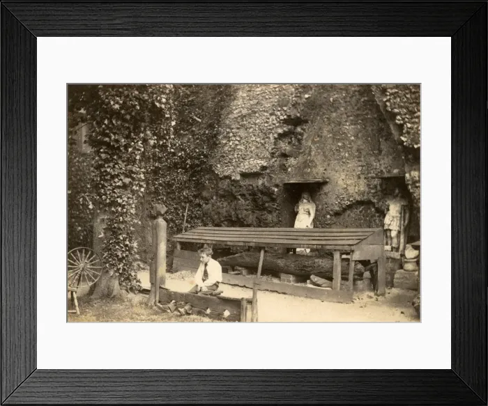 Framed Print : The Castle Keep at Lewes, 22 June 1889 Framed Print : The Castle Keep at Lewes, 22 June 1889