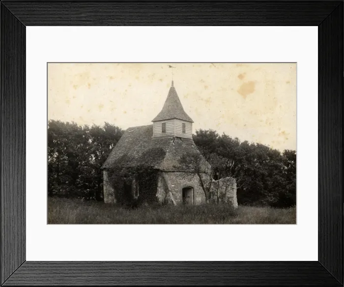 Framed Print : Church of the Good Shepherd, Lullington, 25 June 1892 Framed Print : Church of the Good Shepherd, Lullington, 25 June 1892