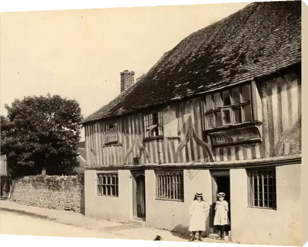 Old houses in Pevensey, 22 July 1893