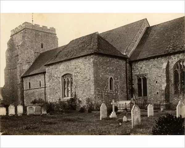 Pevensey: St Nicholass Church, 23 July 1893