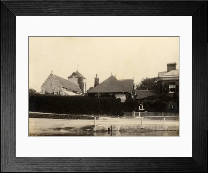Framed Print : Buildings in Rottingdean, 20 September 1897 Framed Print : Buildings in Rottingdean, 20 September 1897