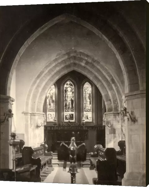 Rottingdean: Interior of St Margarets Church, 20 September 1897