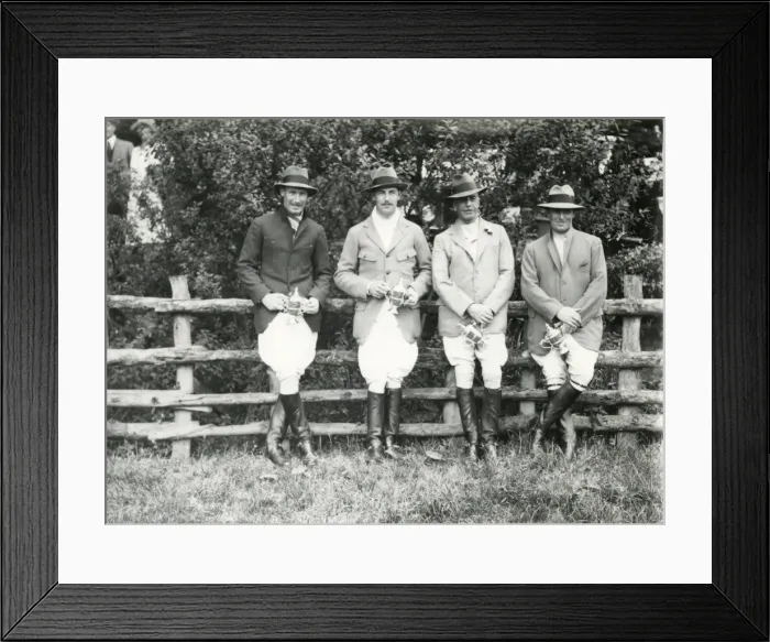 Framed Print : Polo winners, August 1926 Framed Print : Polo winners, August 1926