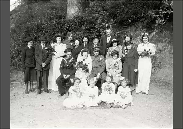 Wedding group, May 1943
