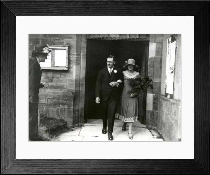Framed Print : Wedding, October 1925 Framed Print : Wedding, October 1925