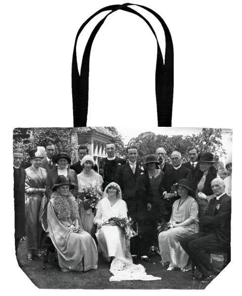 Wedding group, Southwater, 19 June 1924