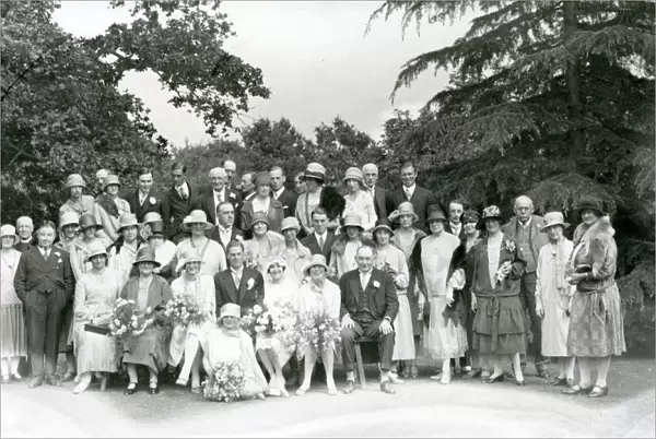 Wedding group, 1927