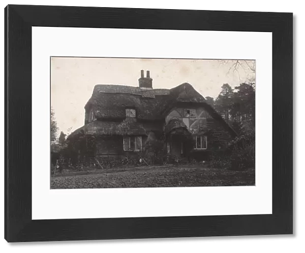 A thatched cottage in Midhurst, c1900