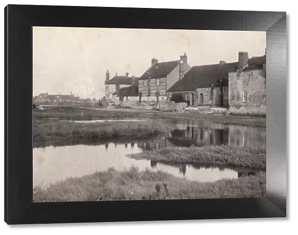 Cottages on the south side of Bosham harbour, 1902