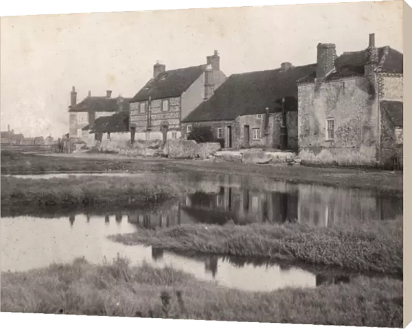Cottages on the south side of Bosham harbour, 1902