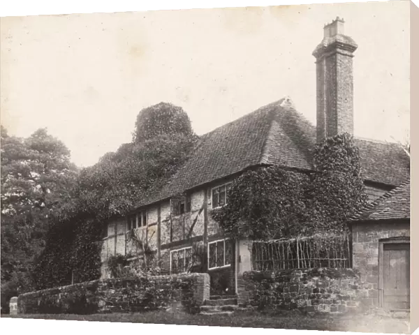 A timber framed cottage in Stedham, 1903