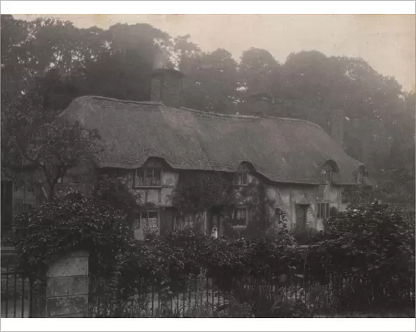 Thatched cottages in Easebourne, 1906