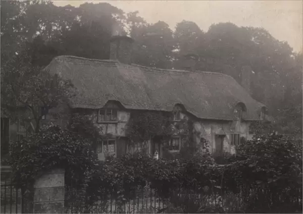 Thatched cottages in Easebourne, 1906
