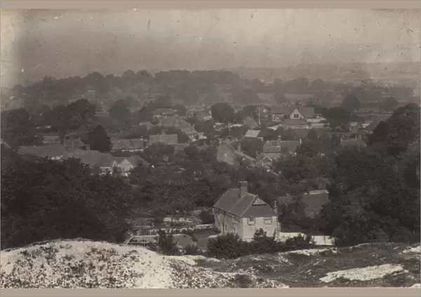 A view of Cocking village from Cocking Hill, 1901