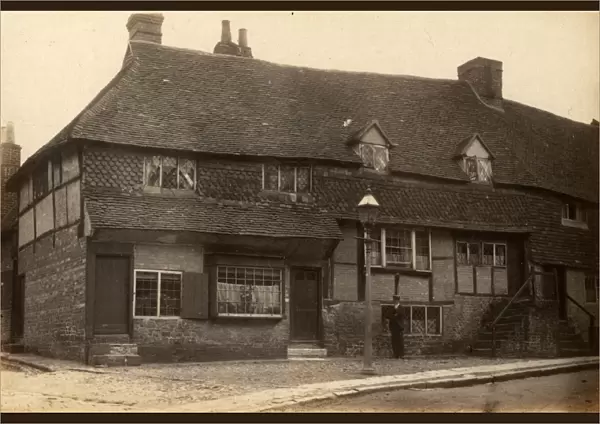 Midhurst: cottages on Knockhundred Row, 24 June 1893