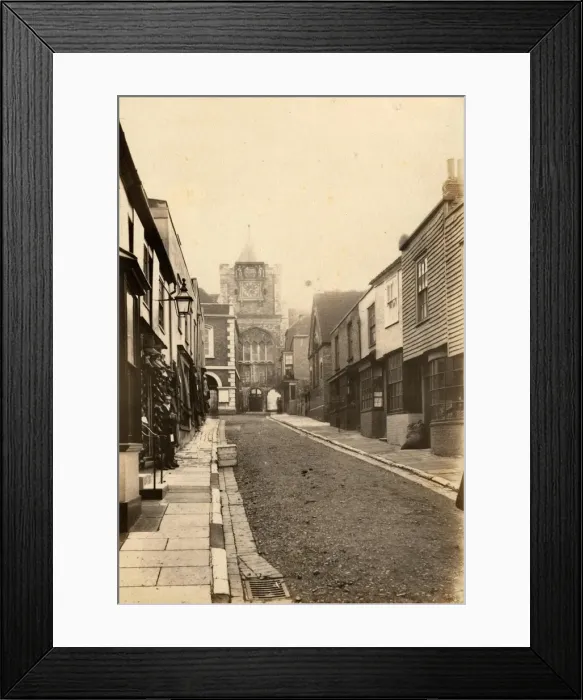 Framed Print : Rye: Lion Street, 5 September 1890 Framed Print : Rye: Lion Street, 5 September 1890