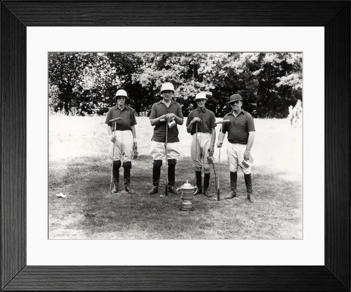 Framed Print : The winning Polo team at Cowdray Framed Print : The winning Polo team at Cowdray