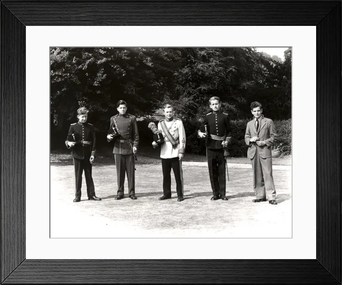 Framed Print : Group of pupils from Seaford College, Sussex Framed Print : Group of pupils from Seaford College, Sussex