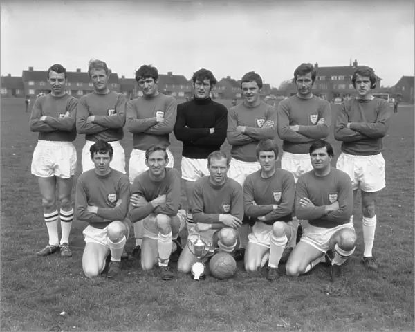 Football Team with Cup in Sussex