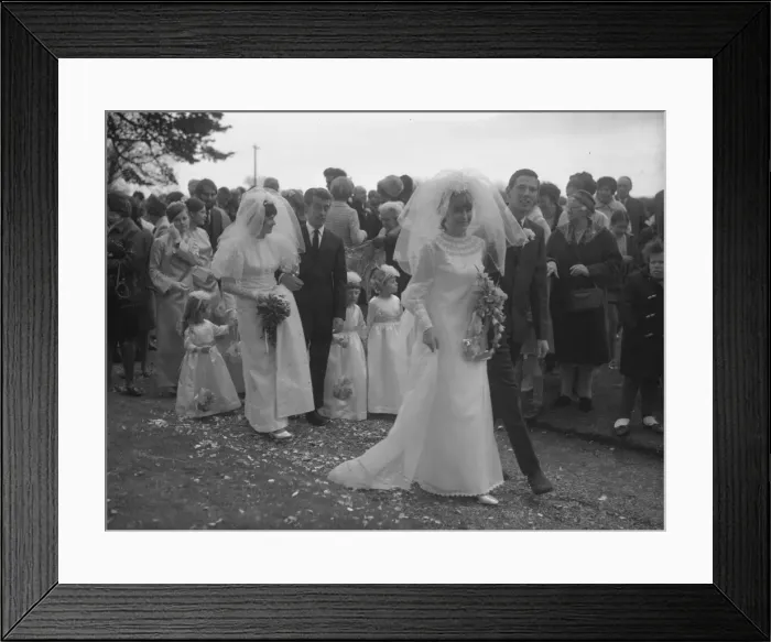 Framed Print : Double Wedding Framed Print : Double Wedding