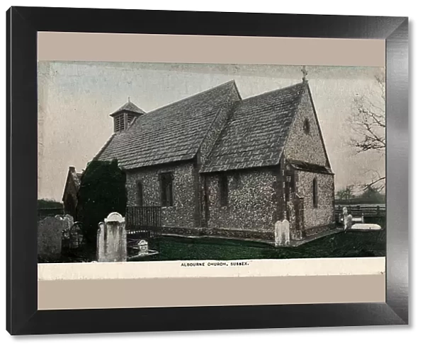 Albourne Church exterior, 1903