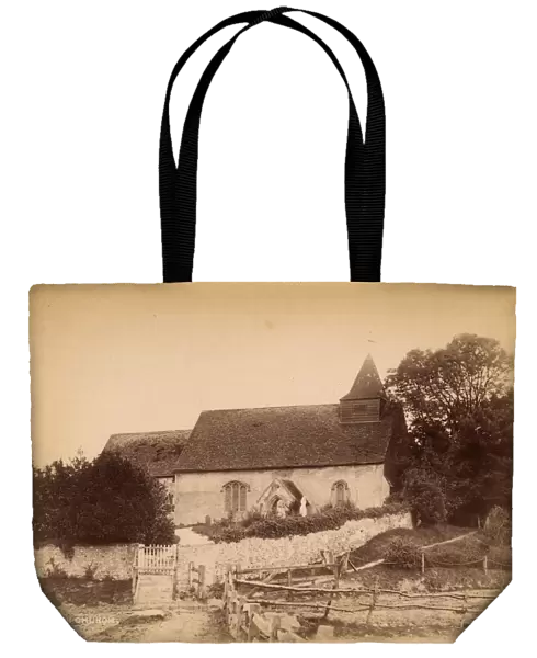 Alciston Church exterior, 1894