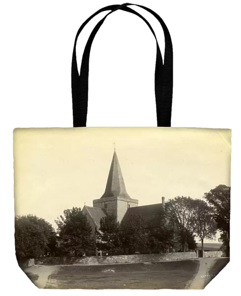 Alfriston Church exterior, 1894