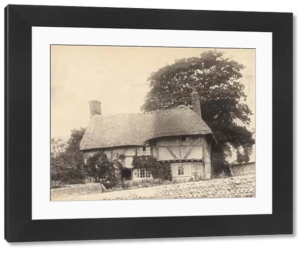 An old thatched cottage in north Lancing, 1902