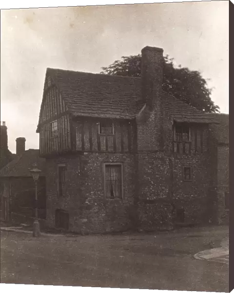An old house in High Street, Steyning, 1912