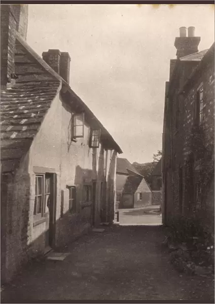 A passageway in Steyning, 1912