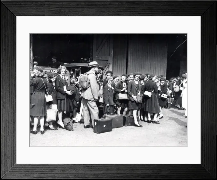 Framed Print : Refugees preparing to leave in World War Two Framed Print : Refugees preparing to leave in World War Two