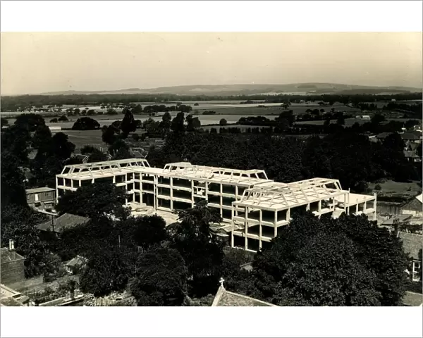 County Hall, Chichester, in course of construction, 1935-6